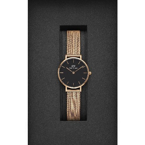 Daniel Wellington DW00100217 Watch - Daniel Wellington PETITE MELROSE 28mm Rose Gold Watch - Elegant Women's Timepiece (Image