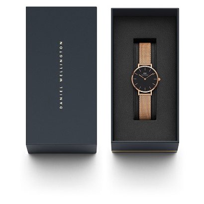 Daniel Wellington DW00100217 Watch - Daniel Wellington PETITE MELROSE 28mm Rose Gold Watch - Elegant Women's Timepiece (Image
