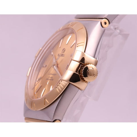 OMEGA 123.20.35.20.08.001 Ladies Constellation Co Axial 35mm Watch with Elegant Design, Precision Movement, and Timeless Style