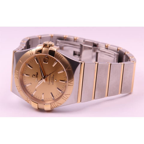 OMEGA 123.20.35.20.08.001 Ladies Constellation Co Axial 35mm Watch with Elegant Design, Precision Movement, and Timeless Style