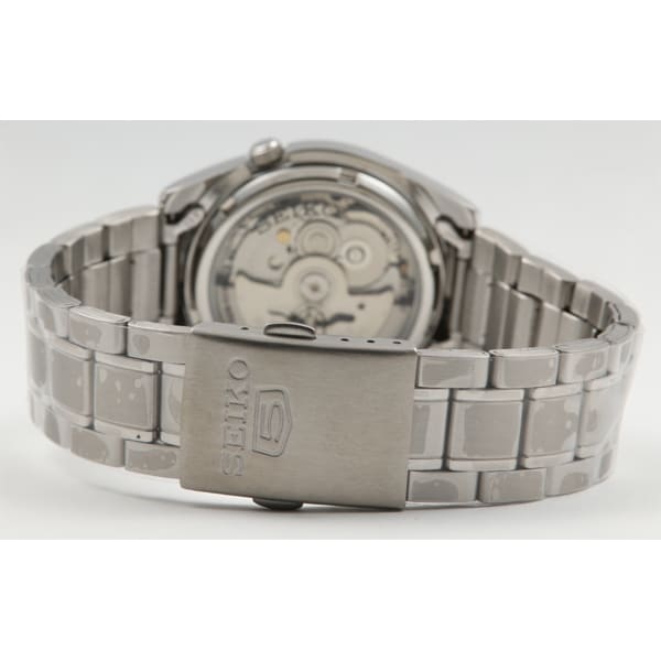 SEIKO SNKL55K1 Watch - Automatic Movement Black Dial Stainless Steel Bracelet Men's Watch Classic Design Water Resistant (Ima