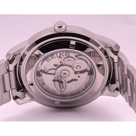 SEIKO SNKM83K1 Watch - 5 Automatic Movement Stainless Steel Bracelet White Dial Men's Watch with Date Function (Image 4)