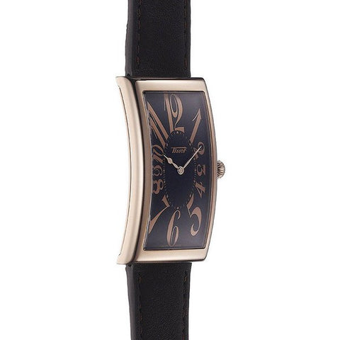TISSOT T117.509.36.052.00 Watch - Heritage Banana Black PVD Calf Leather 2 Year Warranty Classic Design Men's Watch (Image 3)