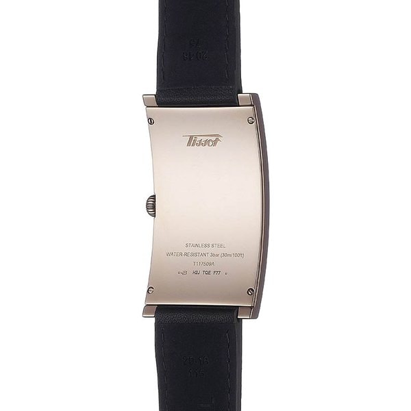 TISSOT T117.509.36.052.00 Watch - Heritage Banana Black PVD Calf Leather 2 Year Warranty Classic Design Men's Watch (Image 8)