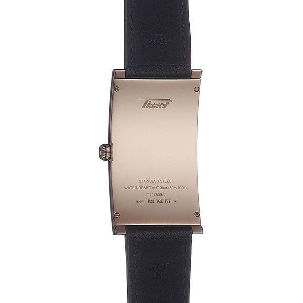 TISSOT T117.509.36.052.00 Watch - Heritage Banana Black PVD Calf Leather 2 Year Warranty Classic Design Men's Watch (Image 10