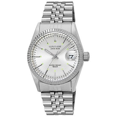Sun Flame MJZ004-SS Stylish Stainless Steel Design Water Resistant Quartz Movement Elegant Minimalist Watch