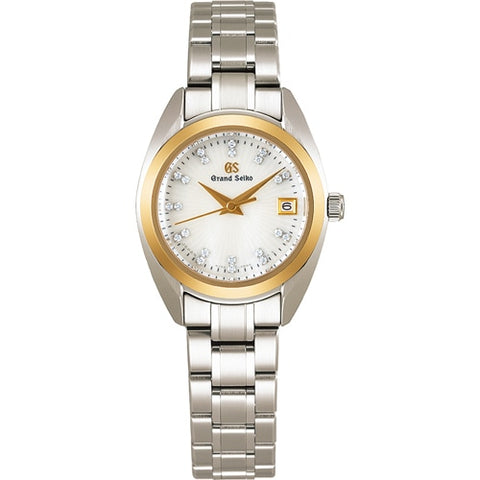 SEIKO STGF334 Elegant Ladies' Watch with Metal Band, Water Resistant, Luminous Hands, and Timeless Design from Grand Seiko Collection