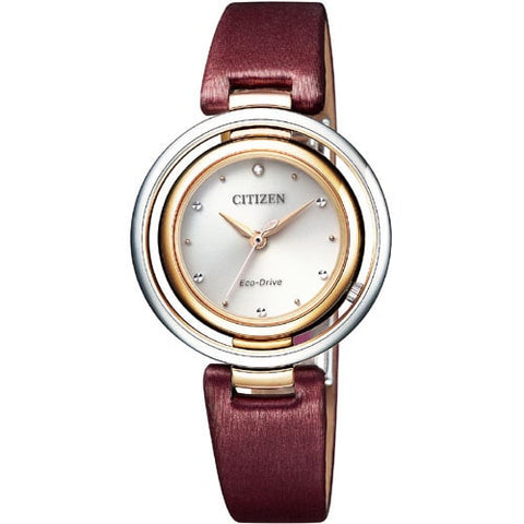 CITIZEN EM0669-21X EM0669 21X Eco Drive Ladies Watch with | IPPO