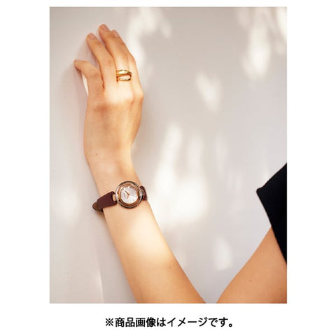 CITIZEN EM0669-21X Watch - EM0669 21X Eco Drive Ladies Watch with Elegant Kanon Inspired Design and Stylish Leather Band (Ima