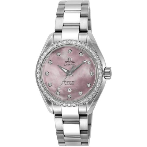 OMEGA 231.15.34.20.57.003 Watch - OMEGA Seamaster Aqua Terra 5-Year Warranty Pink Dial Watch [Parallel Import]
