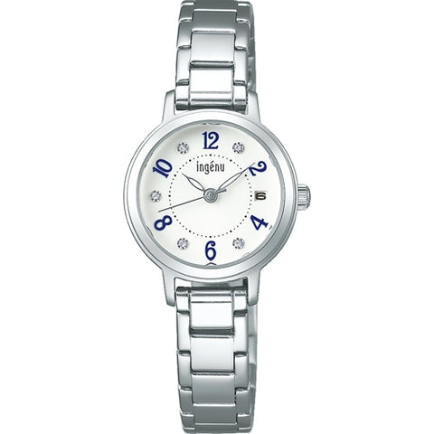 SEIKO AHJK444 Watch - Ladies Angeline White Dial Metal Band Elegant Design Water Resistant Women's Watch