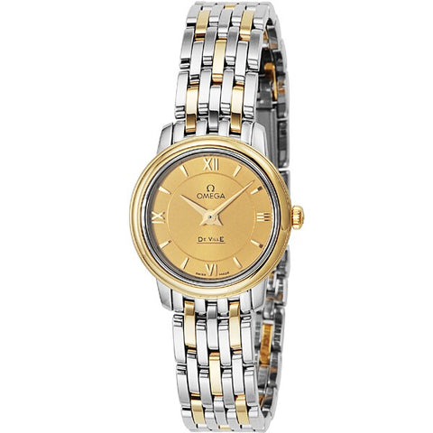 OMEGA 424.20.24.60.08.001 OMEGA De Ville Quartz 24.4MM Watch - Swiss Luxury Timepiece [Parallel Import]