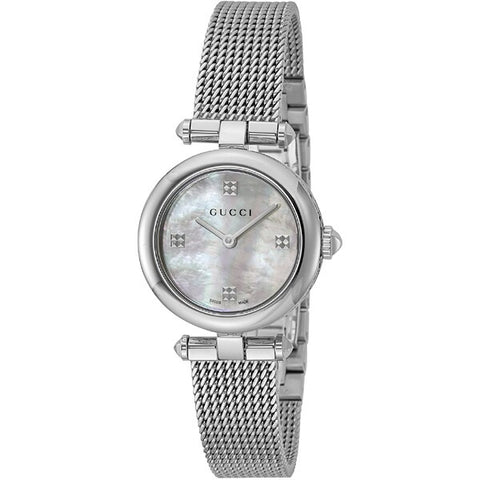GUCCI YA141504 Elegant Diamantissima Ladies' Watch with Sparkling Diamonds, Swiss Quartz Movement, and 2 Year Warranty