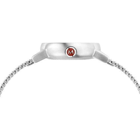 MONDAINE MSE.26110.SM Watch - Evo2 Petit Mesh Bracelet MONDAINE White/Mesh - Stylish Swiss Watch for Everyday Wear (Image 3)