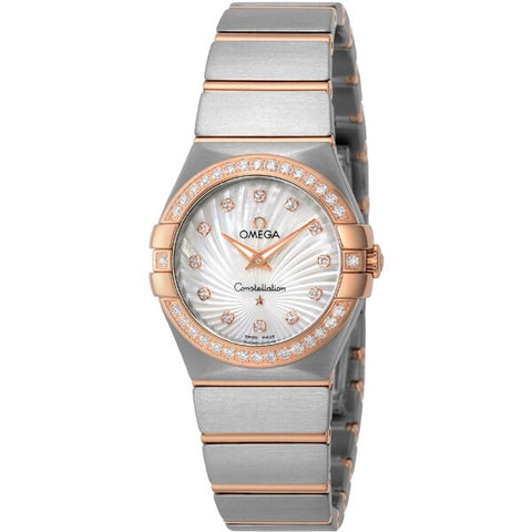 OMEGA 123.25.27.60.55.002 Watch - OMEGA Constellation 5-Year Warranty White - Luxury Swiss Watch with Elegant Design