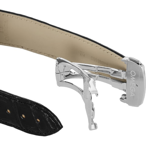 OMEGA 431.13.42.51.02.001 Men's De Ville Hour Vision Silver Watch with 5 Year Warranty, Elegant Design and Precision Craftsmanship