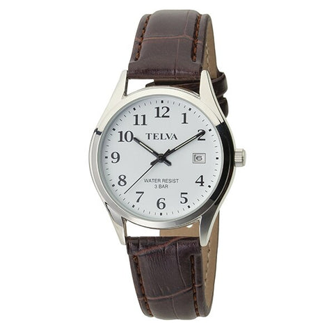 CLEVER TE AM185 WTS Stylish Men's Watch with Durable Stainless Steel, Water Resistant Design, Elegant Analog Display, and Comfortable Leather Strap