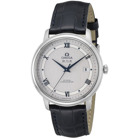 OMEGA 424.13.40.20.02.003 Watch - OMEGA De Ville Prestige Silver Watch | Luxury Swiss Timepiece