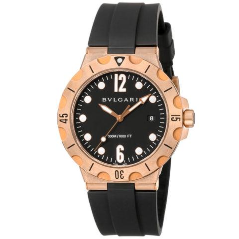 BVLGARI DPP41BGVSD Watch - Diagono Professional 2-Year Warranty Black [Parallel Import]