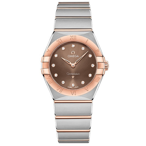 OMEGA 131.20.28.60.63.001 Constellation Manhattan Watch with 5 Year Warranty, Elegant Design, Swiss Precision, and Timeless Style