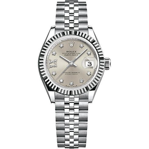 ROLEX 279174 Watch - ROLEX Datejust 28mm Pink Roman 5-Link Watch - Luxury Swiss Timepiece [Parallel Import]