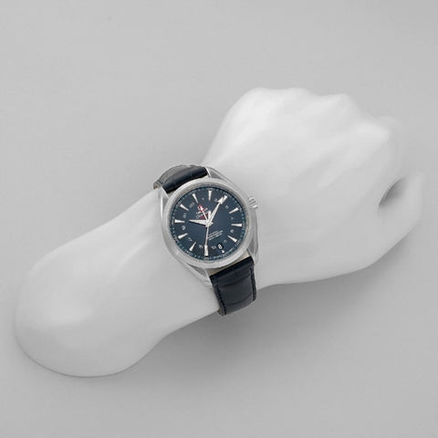 OMEGA 231.13.43.22.03.001 Seamaster Aqua Terra 150M Blue Dial Luxury Watch with 5 Year Warranty and Precision Timekeeping