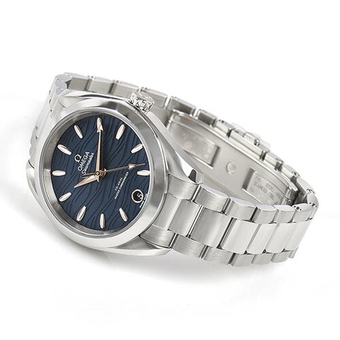 OMEGA 220.10.34.20.03.001 OMEGA Seamaster Aqua Terra 5-Year Warranty Navy | Luxury Swiss Watch for Men
