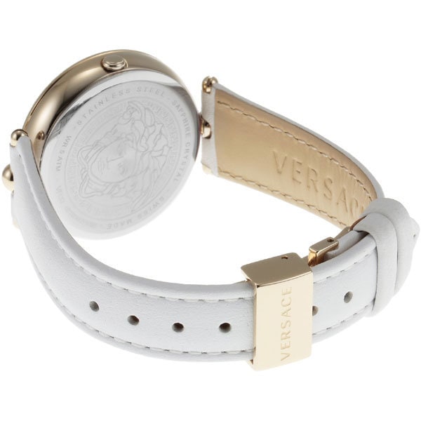 VERSACE VECQ00218 Watch - Palazzo Empire White Analog Watch with Water Resistant Classic Design and Elegant Style (Image 3)