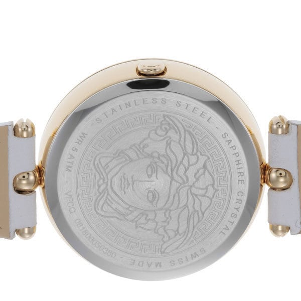 VERSACE VECQ00218 Watch - Palazzo Empire White Analog Watch with Water Resistant Classic Design and Elegant Style (Image 4)