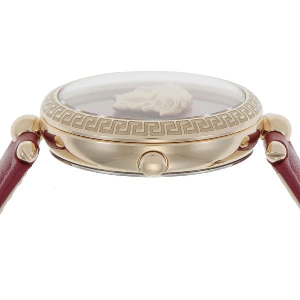 VERSACE VECQ00418 Watch - Palazzo Empire Red Watch with 2 Year Warranty Stylish Design Water Resistant Luxury Timepiece (Imag