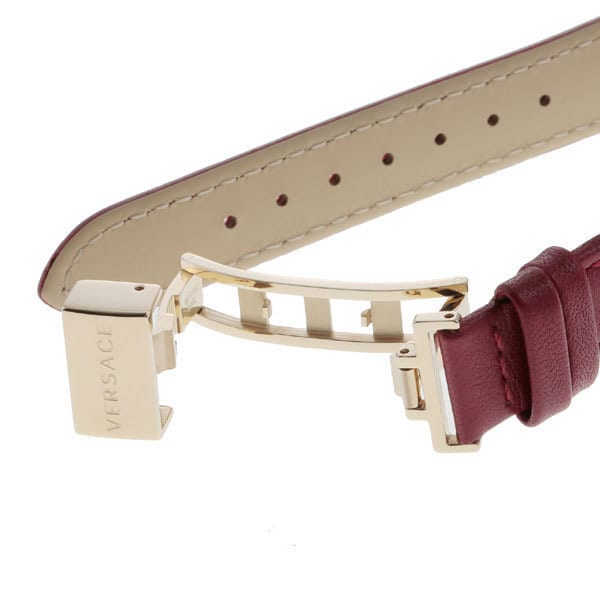 VERSACE VECQ00418 Watch - Palazzo Empire Red Watch with 2 Year Warranty Stylish Design Water Resistant Luxury Timepiece (Imag