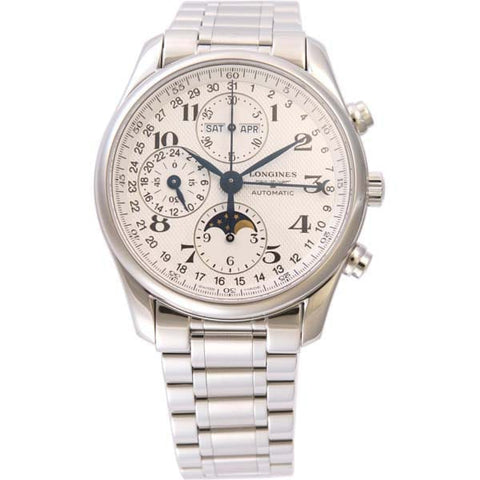 Longines L2.673.4.78.6 Master Collection Automatic Watch with Elegant Silver Dial, Stainless Steel Bracelet, and Water Resistance for Timeless Style