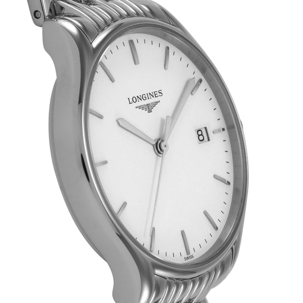 Longines L4.359.4.12.6 Watch - Reel [Lyre] 2-Year Warranty White | Swiss Luxury Watch with Elegant Design (Image 2)