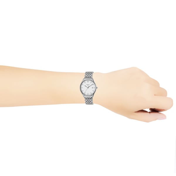 Longines L4.359.4.12.6 Watch - Reel [Lyre] 2-Year Warranty White | Swiss Luxury Watch with Elegant Design (Image 7)