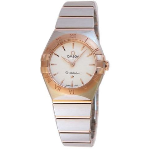OMEGA 131.20.25.60.02.001 Constellation Ladies Watch with Metal Band, Elegant Design, Swiss Precision, and Timeless Style