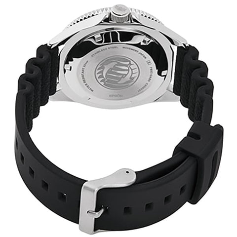 ORIENT RN AA0916L Men's Dive Style Watch with Durable Silicone Band, Water Resistant Design, and Bold Analog Display for Adventurous Style