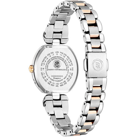 CITIZEN ES9455 53A Exceed Radio Controlled Ladies Metal Watch with Elegant Design, Eco Drive Technology, and Water Resistance