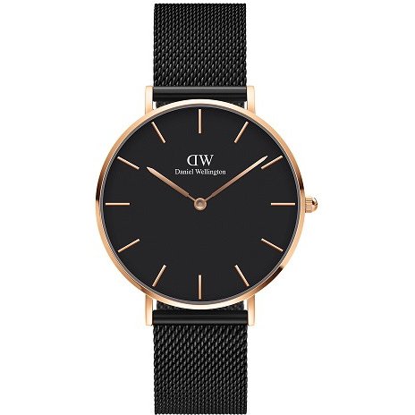 Daniel Wellington DW00100307 Watch - Petite 36 Ashfield R BK Daniel Wellington - Stylish Women's Watch