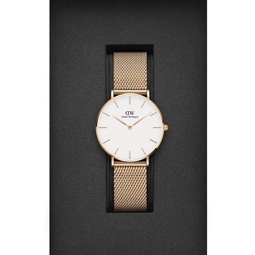 Daniel Wellington DW00100305 Watch - Daniel Wellington Petite Melrose 36mm White Watch - Elegant Women's Timepiece (Image 5)