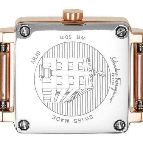 FERRAGAMO SFBY00219 Watch - Women's Elegant Metal Band Watch with 2 Year Warranty, Stylish Design and Reliable Precision (Ima