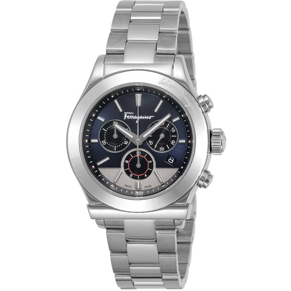 FERRAGAMO SFFM01320 Watch - Men's Watch with Metal Band, Stylish Design, 2 Year Warranty, Perfect for Any Occasion