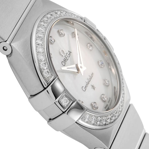 OMEGA 123.15.27.60.55.001 Constellation 5-Year Warranty White [Parallel Import]