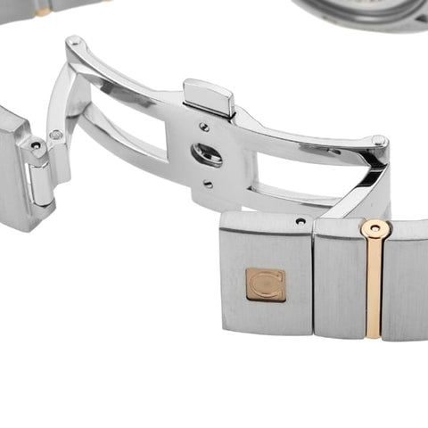 OMEGA 123.25.27.20.55.006 OMEGA Constellation 5-Year Warranty White Dial - Gold/Steel Ladies Watch