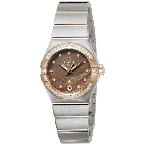 OMEGA 123.25.27.20.63.001 OMEGA Constellation 5-Year Warranty Brown - Luxury Swiss Watch for Men