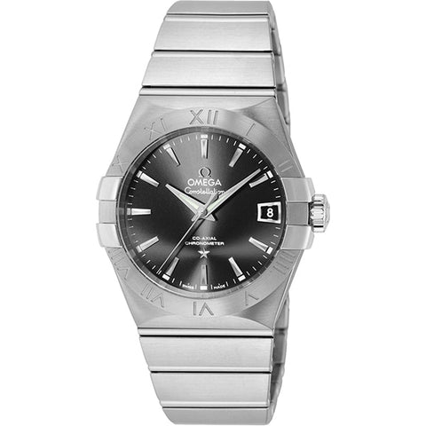 OMEGA 123.10.38.21.06.001 Constellation Men's Luxury Watch with Metal Bracelet Automatic Movement 5 Year Warranty