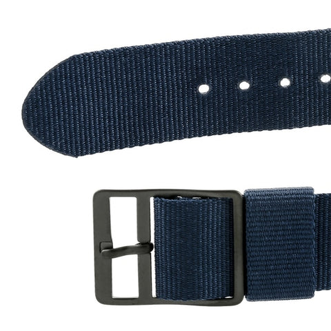 TIMEX TW2U84200 Camper MK1 Original Nylon Belt Watch in Ivory and Navy with Unisex Design and 1 Year Warranty