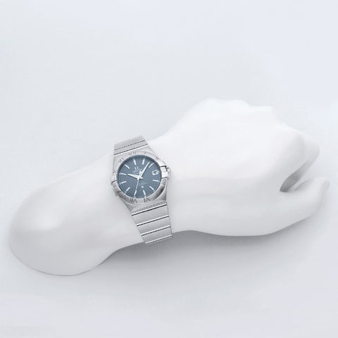 OMEGA 123.10.35.20.03.002 Constellation Men's Metal Bracelet with 5 Year Warranty Elegant Design and Precision Craftsmanship