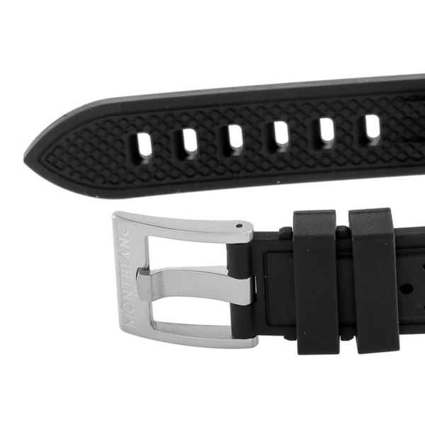MONTBLANC 116059 Watch - Men's Watch with Rubber Strap, Imported Design, 2 Year Warranty, Stylish and Durable Timepiece (Imag