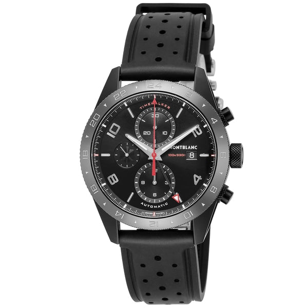 MONTBLANC 116101 Watch - Men's Luxury Watch with Rubber Strap Water Resistant Automatic Movement and 2 Year Warranty