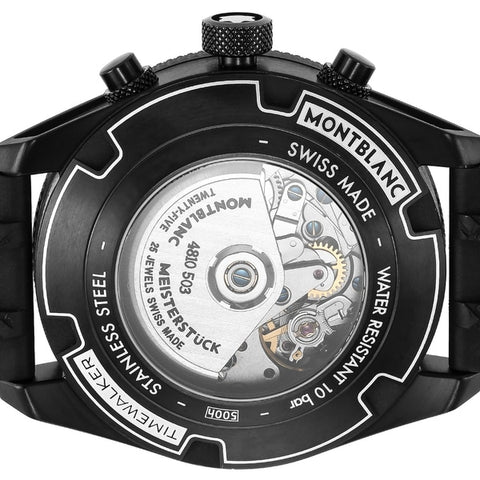 MONTBLANC 116101 Watch - Men's Luxury Watch with Rubber Strap Water Resistant Automatic Movement and 2 Year Warranty (Image 6